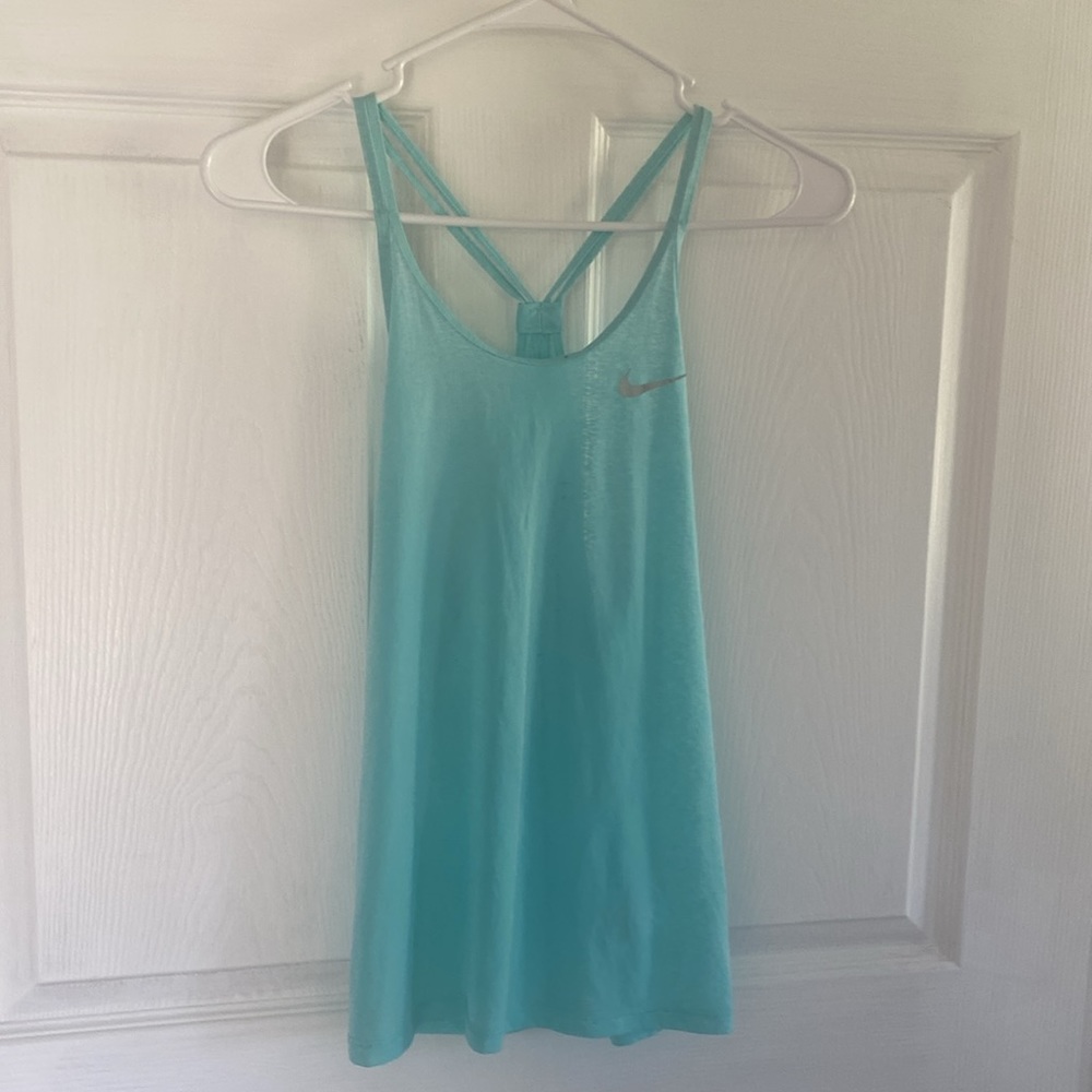NIKE Dri-Fit turquoise tank shirt. Size S  beautiful color. Perfect condition